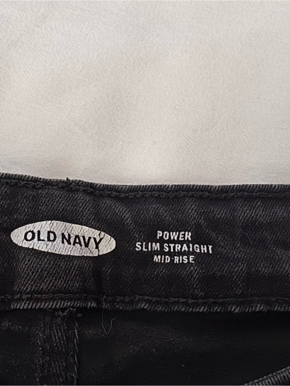 Old Navy Slim Straight Jeans - Black